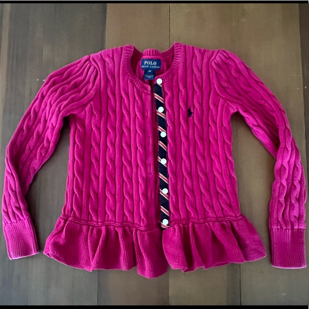 Cute Punk Polo by Ralph Lauren button down sweater.